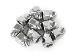 OEM STYLE DOME NUTS CHROME PLATED